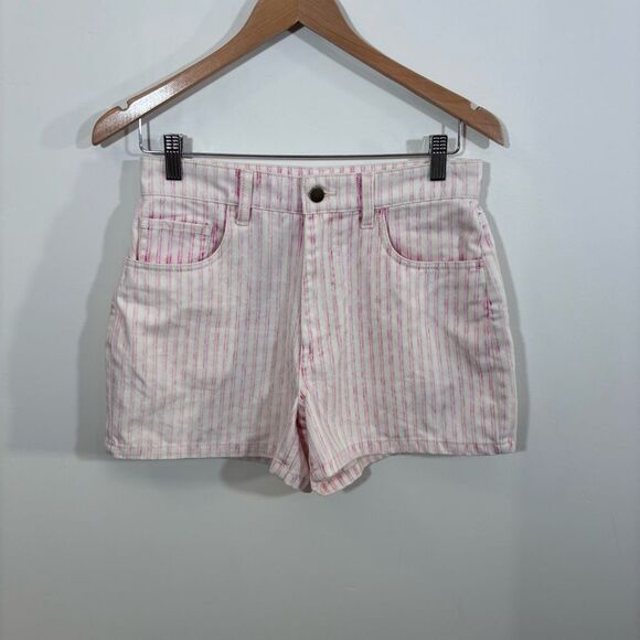 Fahrety Topsail Denim Short Pink Railroad Stripe size 26 - Picture 6 of 14